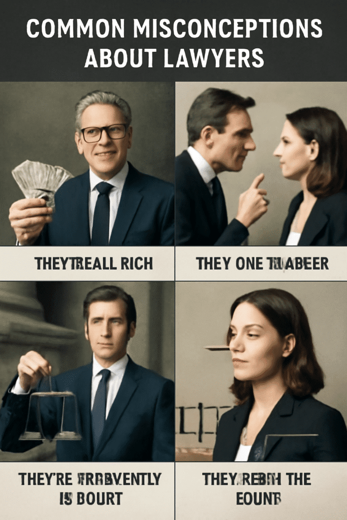 Common Misconceptions About Lawyers