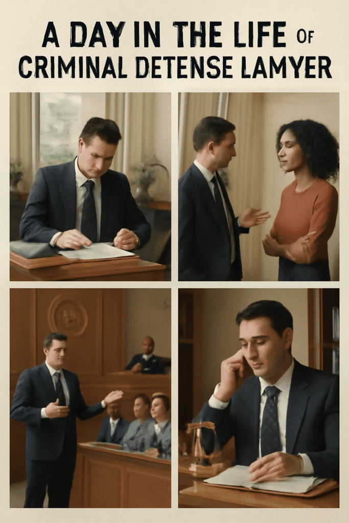 A Day in the Life of a Criminal Defense Lawyer
