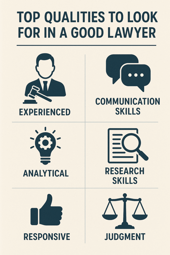 Top Qualities to Look for in a Good Lawyer