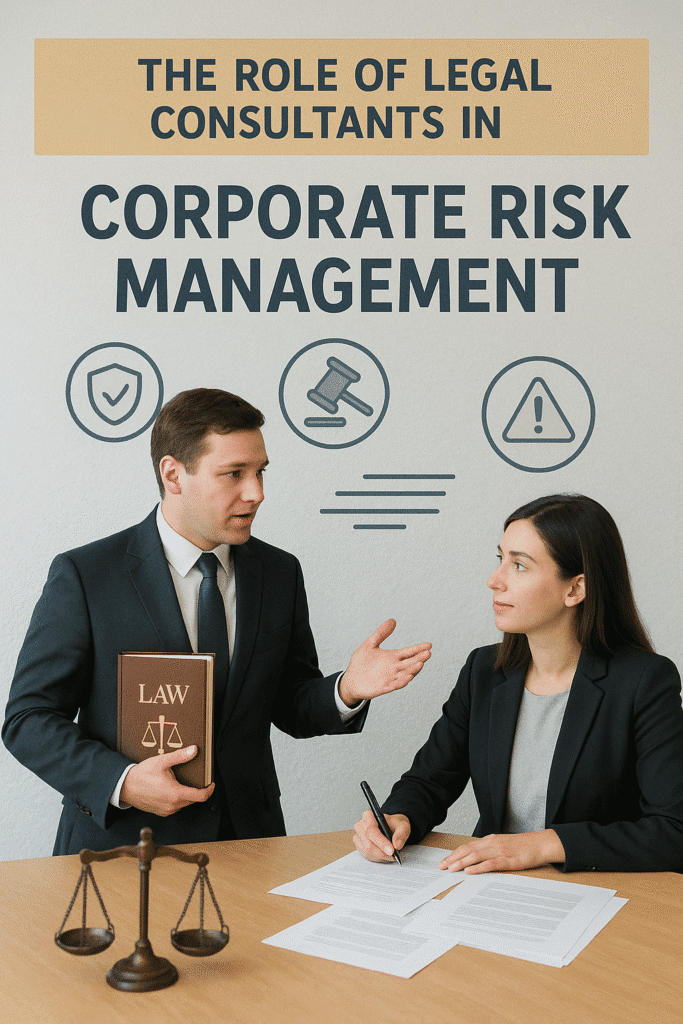 The Role of Legal Consultants in Corporate Risk Management