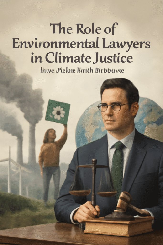 The Role of Environmental Lawyers in Climate Justice