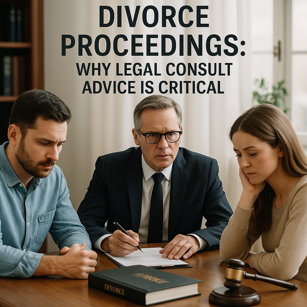 Divorce Proceedings: Why Legal Consult Advice Is Critical