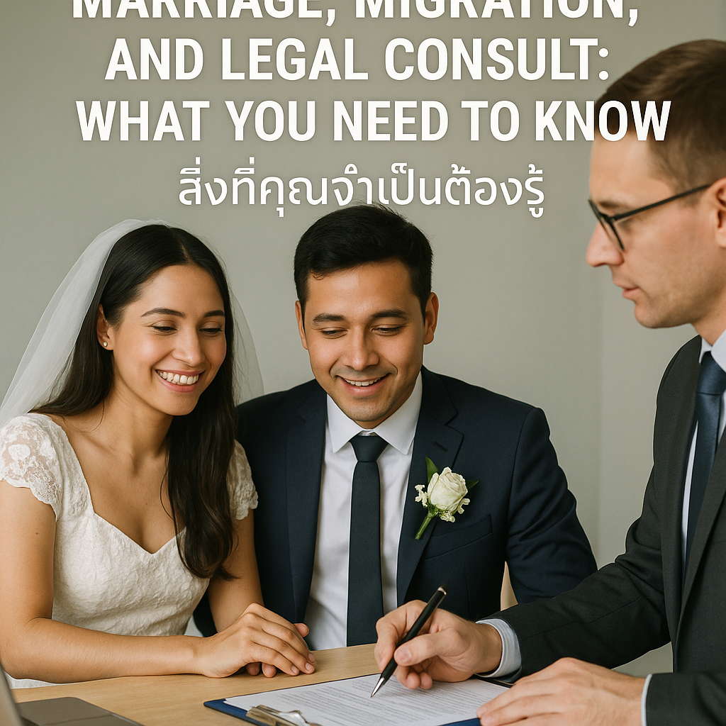 Marriage, Migration, and Legal Consult: What You Need to Know