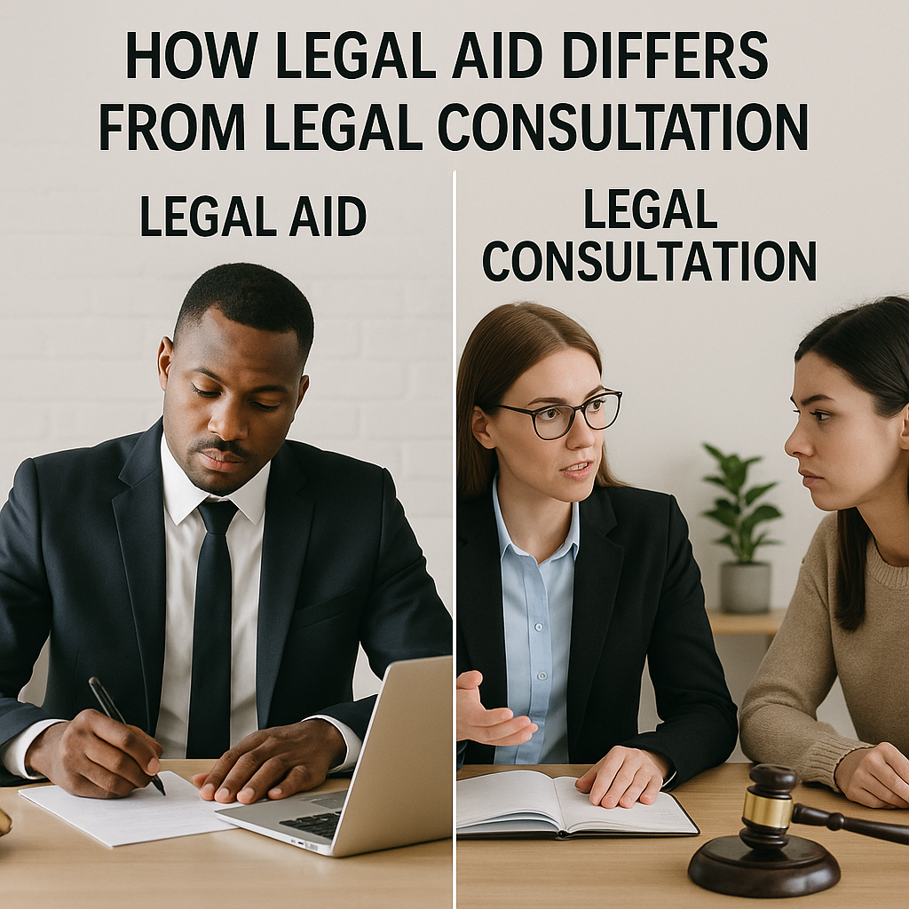 How Legal Aid Differs from Legal Consultation