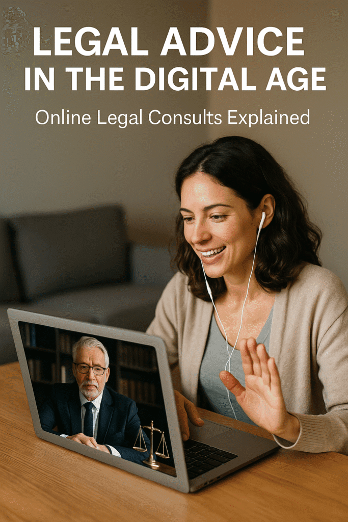 Legal Advice in the Digital Age: Online Legal Consults Explained