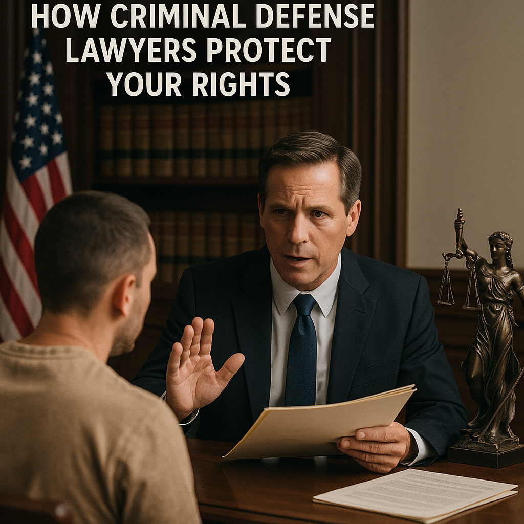 How Criminal Defense Lawyers Protect Your Rights