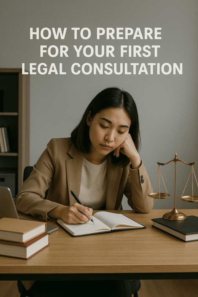 How to Prepare for Your First Legal Consultation