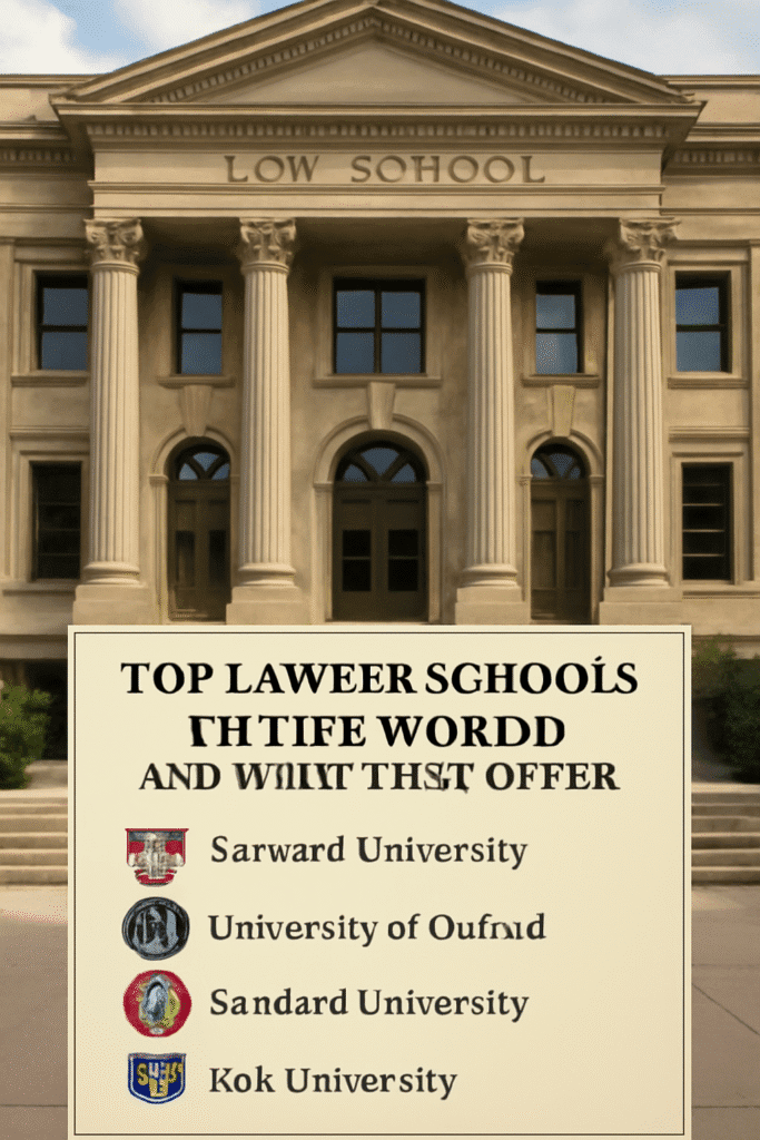 Top Lawyer Schools in the World and What They Offer