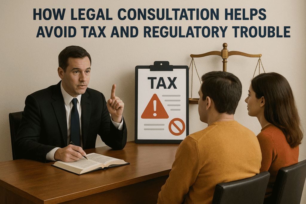How Legal Consultation Helps Avoid Tax and Regulatory Trouble